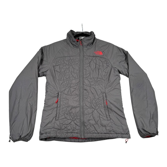 The North Face Jackets & Blazers - The North Face Jacket Womens Small Gray Quilted Full Zip Insulated Outdoor